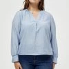 PEPPERCORN CLARA Blouse Dusk Blue Femme