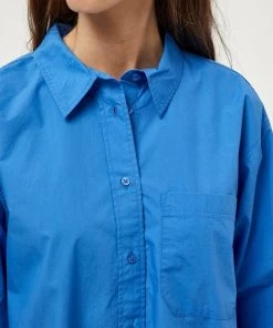 PEPPERCORN Femme THELMA Chemisier Nebulas Blue -Promos PEPPERCORN Magasin 7d09a3f62a5d4550a49f527b3e754f32