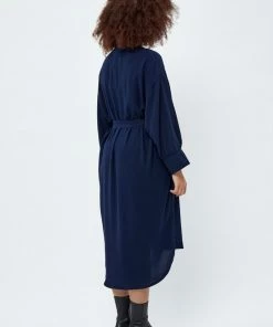 PEPPERCORN Femme Robe De Jour Dress Blue -Promos PEPPERCORN Magasin 7d236f929d784f8198909d62aa968bd0