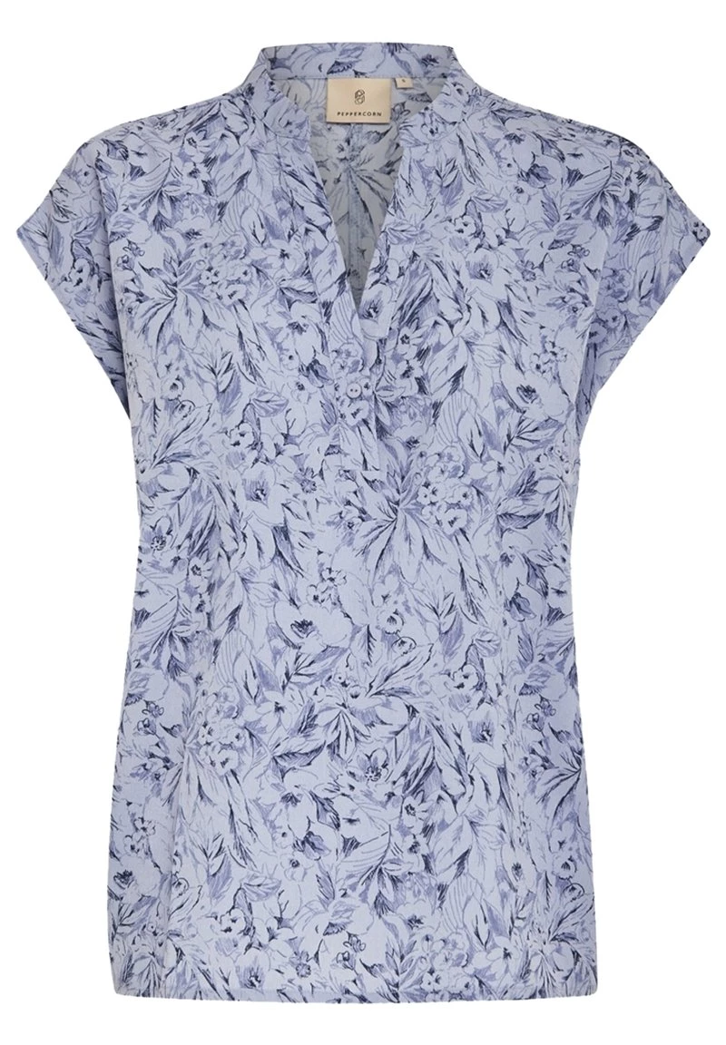 PEPPERCORN ELIES Blouse Skyway Blue Print Femme 5 PEPPERCORN ELIES Blouse Skyway Blue Print Femme – Image 5