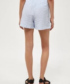 PEPPERCORN Femme ELAINE Short Skyway Blue Striped -Promos PEPPERCORN Magasin 7f038f06f96a469394fb0d57c294220b