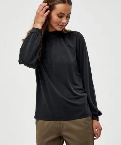 PEPPERCORN LANA T Shirt à Manches Longues Black Femme