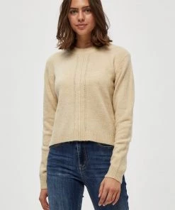 PEPPERCORN SCARLET Pullover Seedpearl Creme Melange Femme