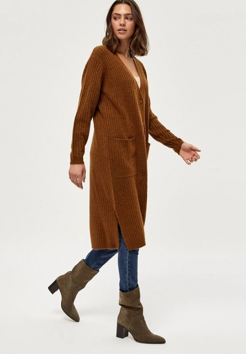 PEPPERCORN SCARLET Gilet Brown Femme 2 PEPPERCORN SCARLET Gilet Brown Femme – Image 2