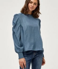 PEPPERCORN Femme Blouse Blue Horizon