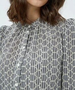 PEPPERCORN Femme DARLA Blouse Mid Blue 7 PEPPERCORN Femme DARLA Blouse Mid Blue -Promos PEPPERCORN Magasin 828e25a6b3dd4955a0af554d0492ebe1