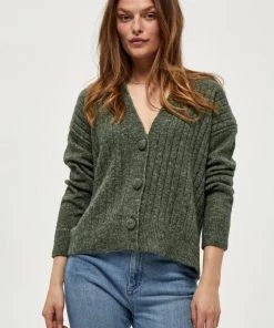 PEPPERCORN Femme PENELOPE Gilet Laurel Wreath Green Melange