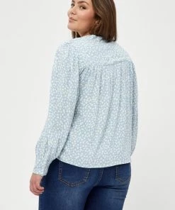 PEPPERCORN Femme CELESTINE JULIANNA Blouse Dusk Blue Pr -Promos PEPPERCORN Magasin 83e3c818e4f74c7094f481657134ae9c