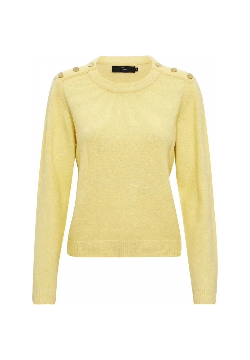 PEPPERCORN ANJA Pullover Pale Yellow Femme 5 PEPPERCORN ANJA Pullover Pale Yellow Femme – Image 5