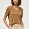 PEPPERCORN Femme PHILINA T Shirt Basique Ermine Brown