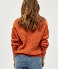 PEPPERCORN Pullover Apricot Orange Melange Femme 7 PEPPERCORN Pullover Apricot Orange Melange Femme -Promos PEPPERCORN Magasin 882152313713452fa614afb3a38a8edf