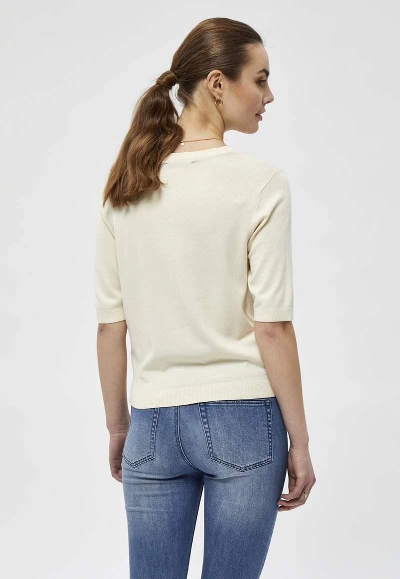 PEPPERCORN TANA Gilet Seedpearl Cream Femme 3 PEPPERCORN TANA Gilet Seedpearl Cream Femme – Image 3