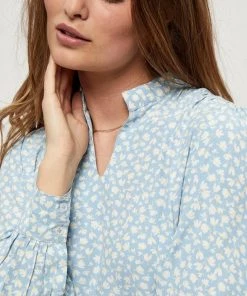 PEPPERCORN CELESTINE JULIANNA Blouse Dusk Blue Pr Femme -Promos PEPPERCORN Magasin 8921bbb551654d1dbf3f641bddc54e06