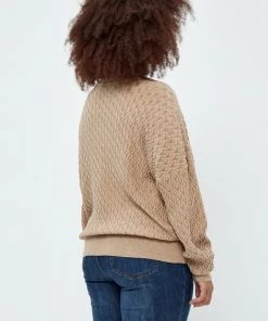 PEPPERCORN Femme ROSALIA Pullover Warm Sand Melange -Promos PEPPERCORN Magasin 89c007eb50194f909a3d16eb55b03bbc