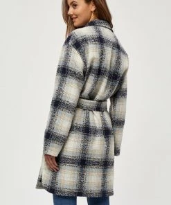 PEPPERCORN LUNA Manteau Court Dress Blue Femme -Promos PEPPERCORN Magasin 8a001db845b246ccaf9ed0a2aeb08766