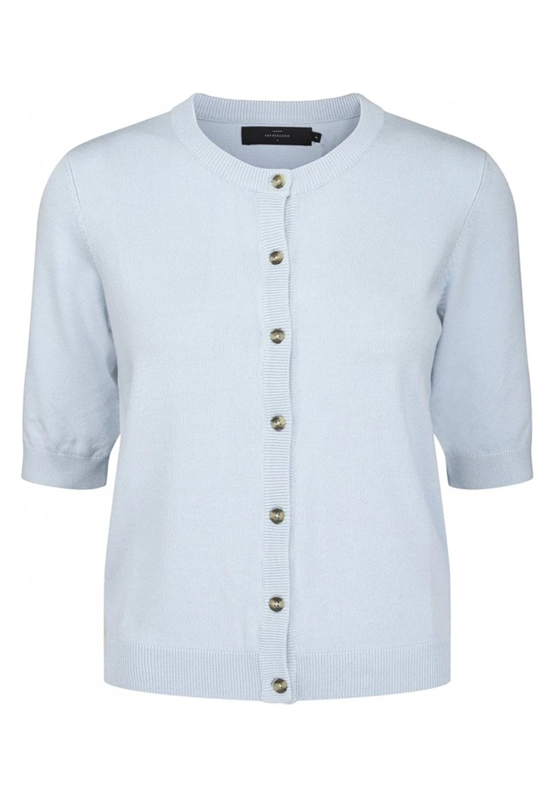 PEPPERCORN TANA Gilet Cashmere Blue Femme 5 PEPPERCORN TANA Gilet Cashmere Blue Femme – Image 5