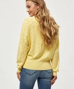 PEPPERCORN Femme TANA Gilet Pale Yellow -Promos PEPPERCORN Magasin 8a26f952c6ba47bea7fe2c24ce566330