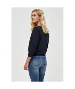 PEPPERCORN TANA 3/4 SLEEVE Pullover Navy Femme 6 PEPPERCORN TANA 3/4 SLEEVE Pullover Navy Femme -Promos PEPPERCORN Magasin 8aa42cd85fbc4334a9604a2d3622e33b