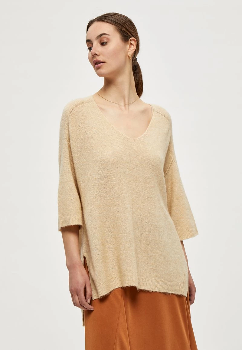 PEPPERCORN Femme LETTY Pullover Brazillian Sand Melange 1 PEPPERCORN Femme LETTY Pullover Brazillian Sand Melange
