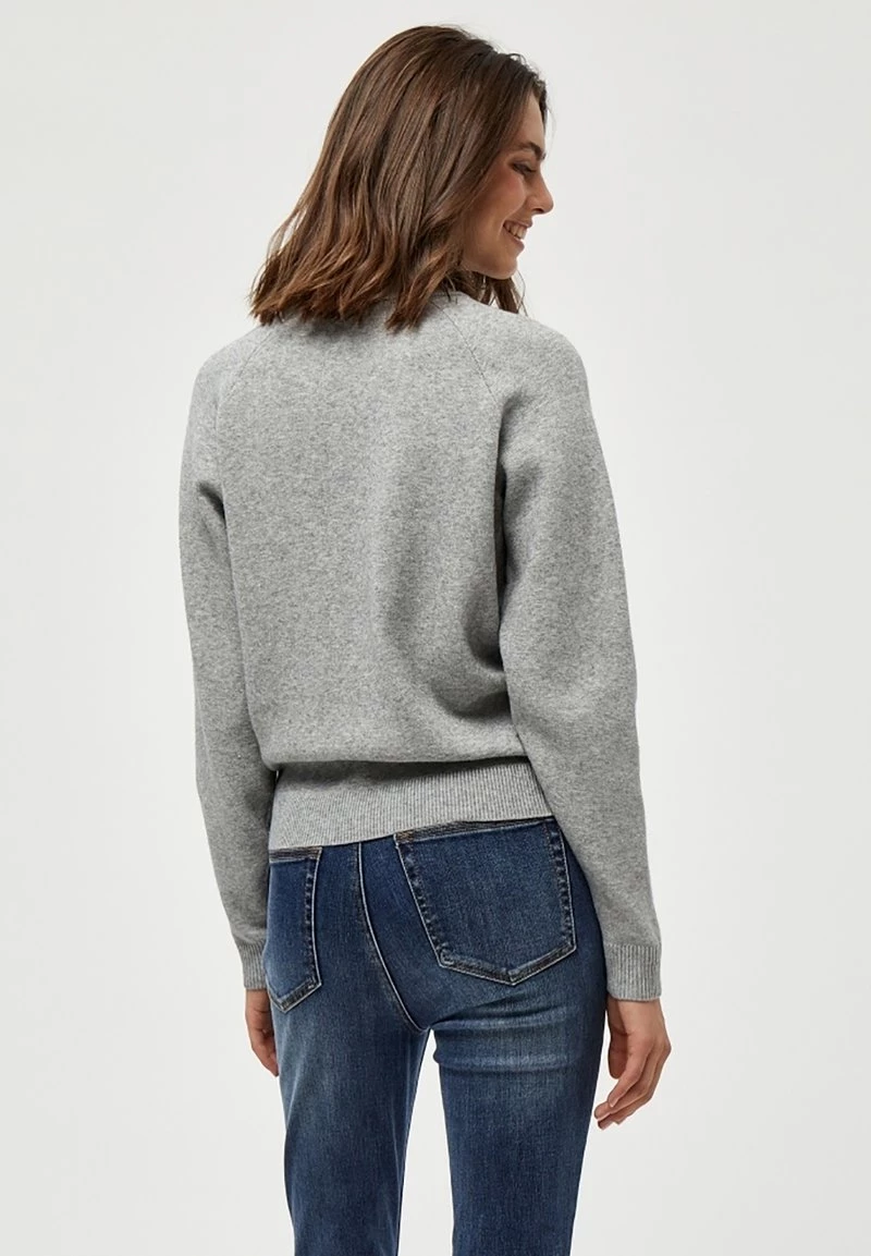 PEPPERCORN Femme ROSALIA Pullover Light Grey Mel 3 PEPPERCORN Femme ROSALIA Pullover Light Grey Mel – Image 3