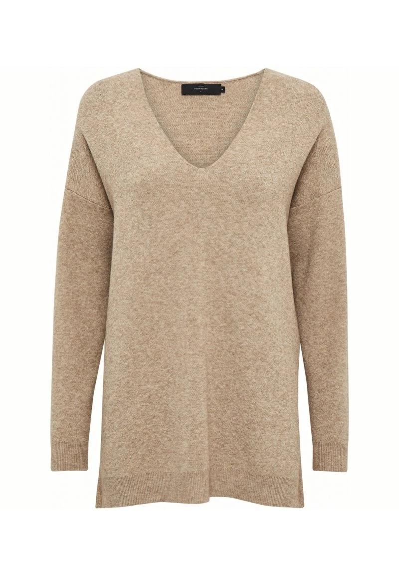 PEPPERCORN ROSALIA Pullover Warm Sand Melange Femme 5 PEPPERCORN ROSALIA Pullover Warm Sand Melange Femme – Image 5