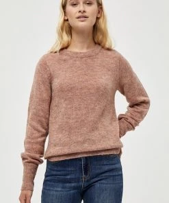 PEPPERCORN AURORA Pullover Ash Rose Melange Femme