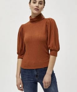 PEPPERCORN Femme Pullover Glazed Gin Mel.