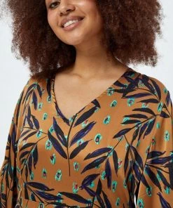 PEPPERCORN Robe Longue Bran Brown Femme -Promos PEPPERCORN Magasin 8e454d5881794f8482a710389c3ef7a8