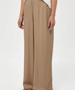 PEPPERCORN Femme Pantalon Classique Ermine Brown