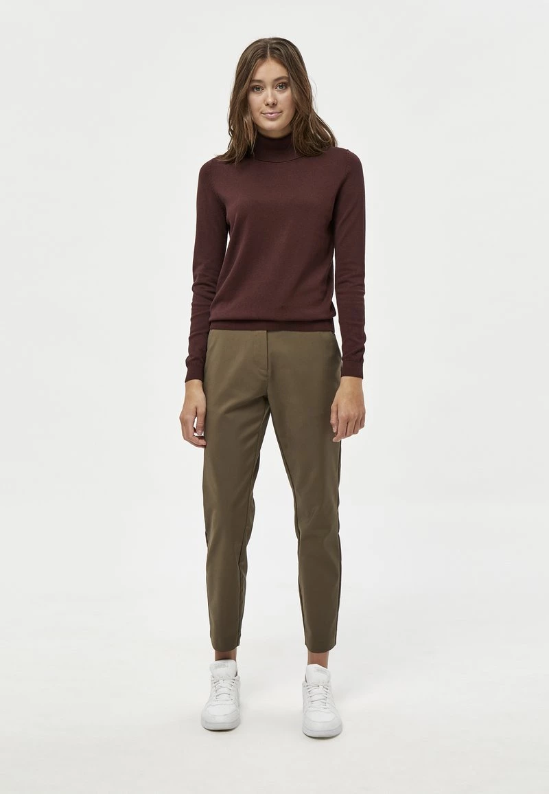 PEPPERCORN JANIKA Pantalon Classique Crocodile Green Femme 4 PEPPERCORN JANIKA Pantalon Classique Crocodile Green Femme – Image 4