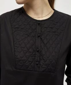 PEPPERCORN Femme T Shirt à Manches Longues Black -Promos PEPPERCORN Magasin 8fa20551801644a38efd275976fd79d0