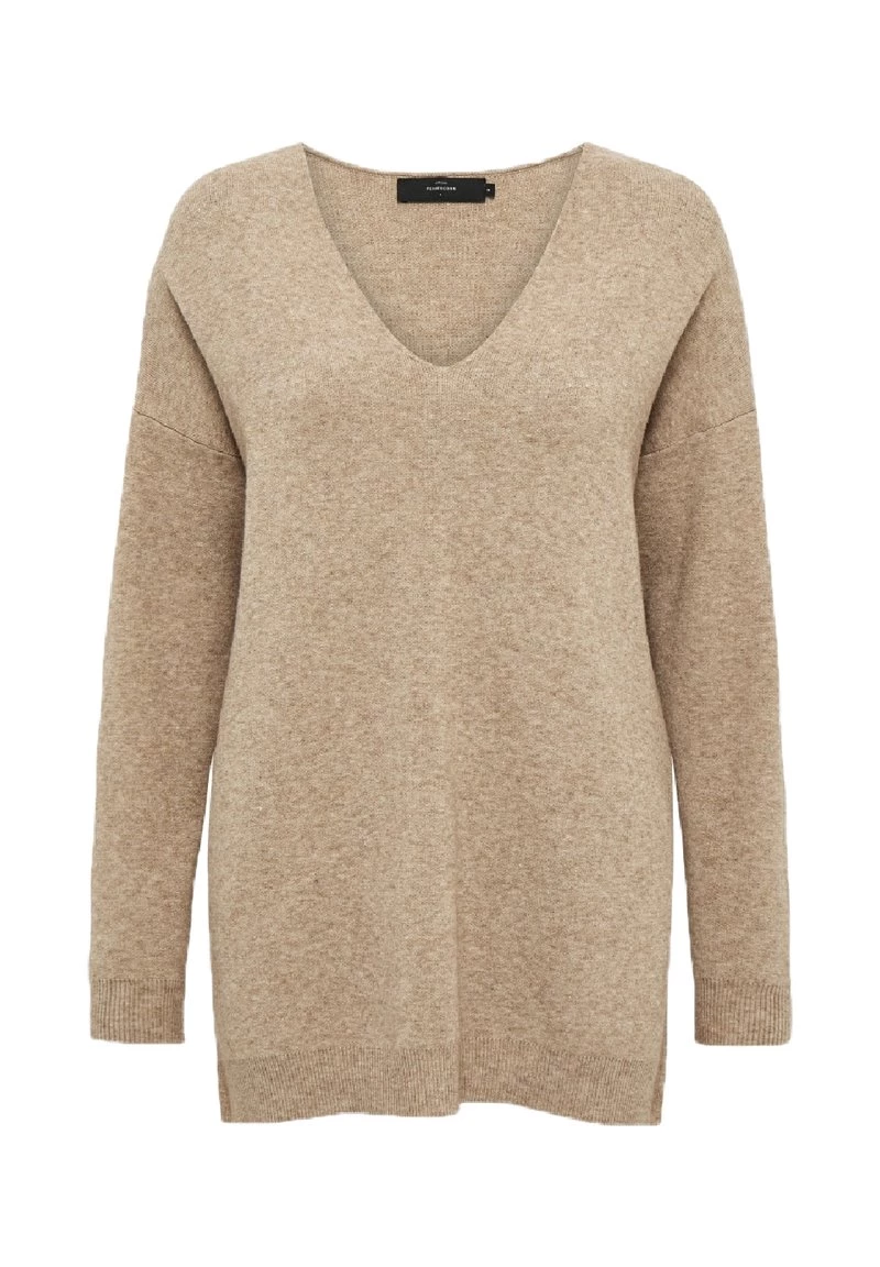 PEPPERCORN Femme Pullover Warm Sand Melange 5 PEPPERCORN Femme Pullover Warm Sand Melange – Image 5