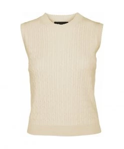 PEPPERCORN TANA Débardeur Seedpearl Cream Femme -Promos PEPPERCORN Magasin 904198905e4b452c8528cea005264083