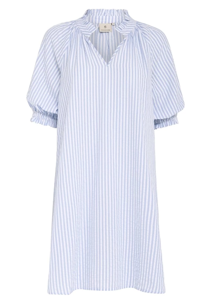 PEPPERCORN Femme ELAINE Robe De Jour Skyway Blue Striped 5 PEPPERCORN Femme ELAINE Robe De Jour Skyway Blue Striped – Image 5