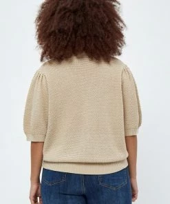 PEPPERCORN Femme DESTINA CURVE Gilet Feather Gray -Promos PEPPERCORN Magasin 910244f478904be0a4ef845d75727689