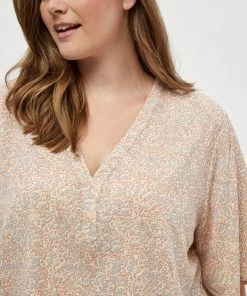PEPPERCORN Blouse Skyway Blue Print Femme -Promos PEPPERCORN Magasin 91057a358a364de29e068773dd6e78f7