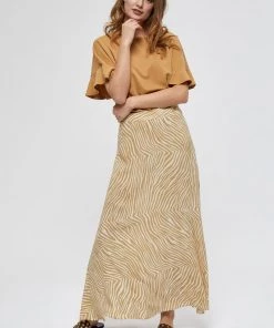 PEPPERCORN NIMA Jupe Trapèze Prairie Sand Pr Femme