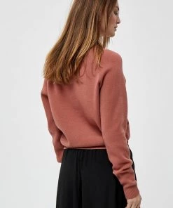 PEPPERCORN ROSALIA Pullover Cedar Wood Femme -Promos PEPPERCORN Magasin 933f8b9cb8c74d9b89268eae0acc707a