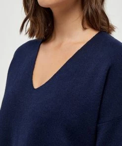 PEPPERCORN ROSALIA Pullover Dark Blue Femme -Promos PEPPERCORN Magasin 938799e78a6c4ba3b4f2dc5082ad3777