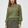 PEPPERCORN Femme PENELOPE Pullover Oil Green Mel