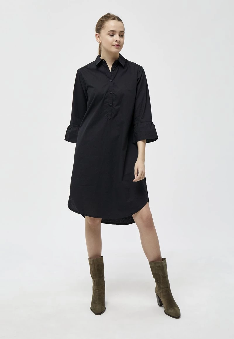 PEPPERCORN Femme RAMIS Robe Chemise Black 2 PEPPERCORN Femme RAMIS Robe Chemise Black – Image 2