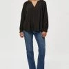 PEPPERCORN Femme MILENA LONG SLEEVE Blouse Black