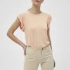 PEPPERCORN MARIELLA T Shirt Imprimé Peach Nougat Femme