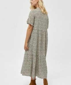 PEPPERCORN Femme CAISA SOPHIA Robe Chemise Seedpearl Cream Pr -Promos PEPPERCORN Magasin 9938a64c8f2648a6a562970184b892d3