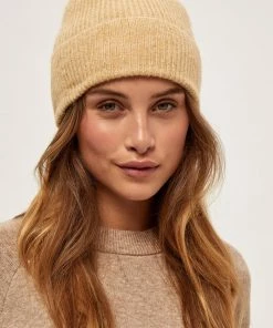 PEPPERCORN Femme Bonnet Warm Sand Melange