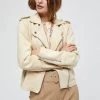 PEPPERCORN Femme TANIA Veste En Similicuir Seedpearl Cream