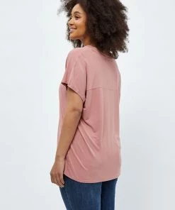 PEPPERCORN Femme ROSALINDA T Shirt Basique Ash Rose -Promos PEPPERCORN Magasin 9ca32186e28a47d0acc3b5f17ff9f552