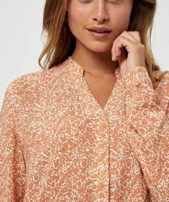 PEPPERCORN Femme DARIA JENNI Blouse Melon Peach Print -Promos PEPPERCORN Magasin 9d53c507c22542e784f3811baa1fadbc