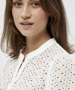 PEPPERCORN NINNA Blouse White Femme 9 PEPPERCORN NINNA Blouse White Femme -Promos PEPPERCORN Magasin 9f3dd1e15cc545b7ac410c1c0fbdd097