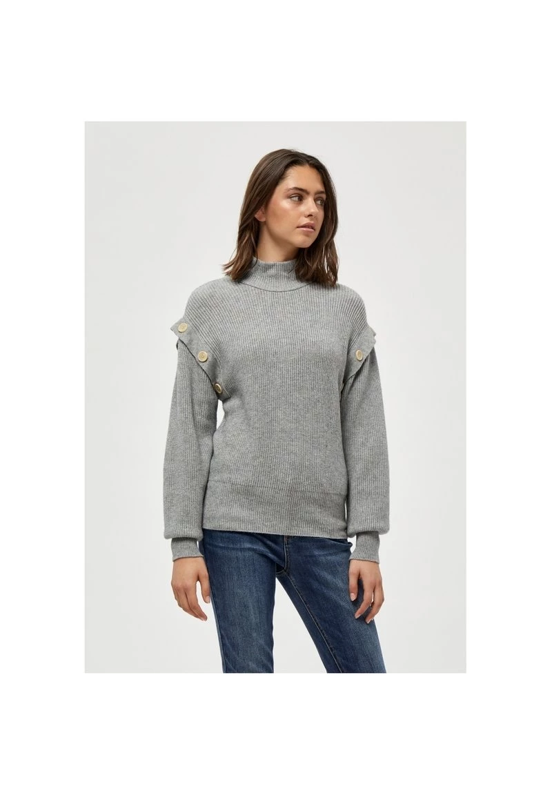 PEPPERCORN Pullover Light Grey Mel. Femme 1 PEPPERCORN Pullover Light Grey Mel. Femme